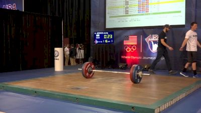 American Open M 77kg G Session Clean & Jerk