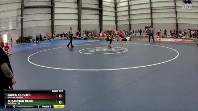 112 lbs 7th Place Match - Susannah Duke, Mayhem vs Jaden Hughes, Indiana Inferno