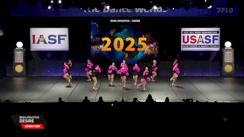 Boss Athletics - Desire [2025 Open Pom Finals] 2025 The Dance Worlds