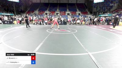 165 lbs Rnd Of 64 - James Bowers, GA vs Tanner Halopka, WI