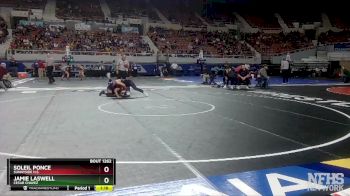 D1-132 lbs Semifinal - Jamie Laswell, Cesar Chavez vs Soleil Ponce, Sunnyside H.S.