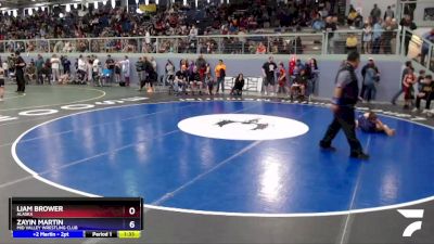 67 lbs Round 3 - Liam Brower, Alaska vs Zayin Martin, Mid Valley Wrestling Club