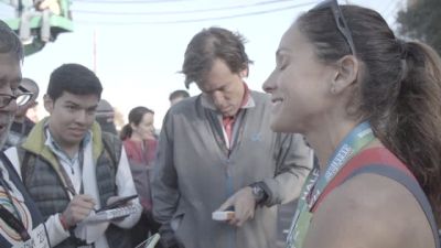 Kara Goucher after solo effort win in San Antonio Half Marathon