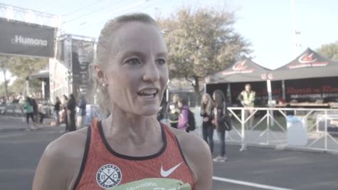 Shalane Flanagan feels great after following her plan in San Antonio