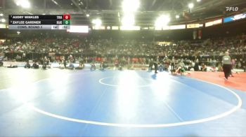 115 lbs Cons. Round 2 - Audry Winkles, Tri-Valley vs Zaylee Gardner, Blackfoot