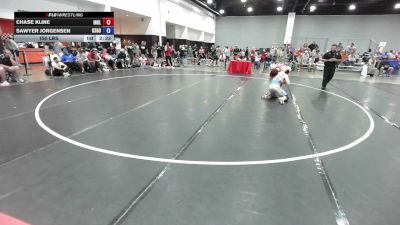 150 lbs Chase Kline, Team Indiana Blue vs Sawyer Jorgensen, Team Kansas Gold