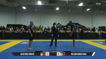 William Dannie Evans vs Caleb Wade Hinklin 2026 Pan IBJJF Jiu-Jitsu No-Gi Championship