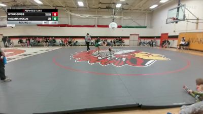 130-135 lbs Round 3 - Kalana Nolde, Lander Middle School vs Kylie Geiss, Thermopolis Middle School
