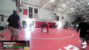 285 lbs Champ. Round 1 - Jonathan Garcia, Bakersfield College vs Diego Flores, Cerritos College