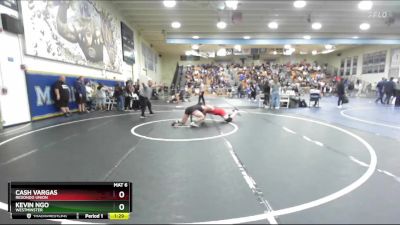 190 lbs Champ. Round 2 - Cash Vargas, Redondo Union vs Kevin Ngo, Westminster