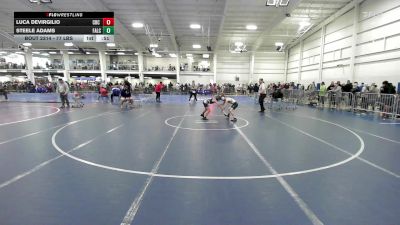 77 lbs Consi Of 8 #1 - Luca Devirgilio, Cbc Wc vs Steele Adams, Falcon Youth Wrestling