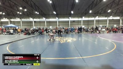 49B Cons. Round 3 - Lincoln Clements, Hawk Wrestling Club vs Skyler Nield, Hawk Wrestling Club