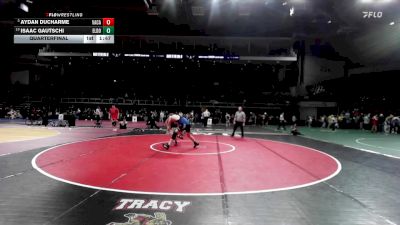 157 lbs Quarterfinal - Aydan Ducharme, Vacaville vs Isaac Gautschi, El Dorado