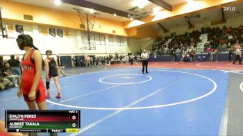 100 lbs Round 5 - Evalyn Perez, Snowflake vs Aubree Takala, Holbrook