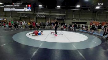 43 kg Rr Rnd 4 - Gabriella Gauthier, Team Maryland - GK8E vs Brooke Dixon, Lady Assassins - GK8E