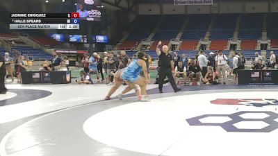 235 lbs 5th Place Match - Jasmine Enriquez, Illinois vs Halle Spears, Michigan