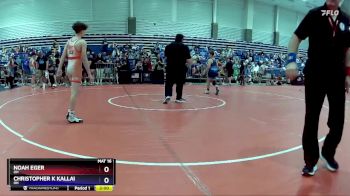 114 lbs Cons. Round 2 - Noah Eger, OH vs Christopher K Kallai, OH