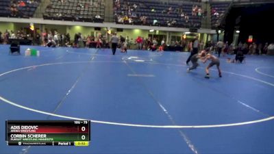 75 lbs Cons. Round 5 - Adis Didovic, Anoka Wrestling vs Corbin Scherer, Pursuit Wrestling Minnesota