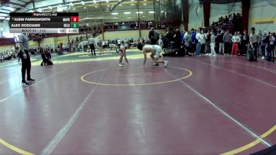 113 lbs Champ. Round 2 - Alex Rosciano, Delbarton vs Jusin Farnsworth, Malvern Prep
