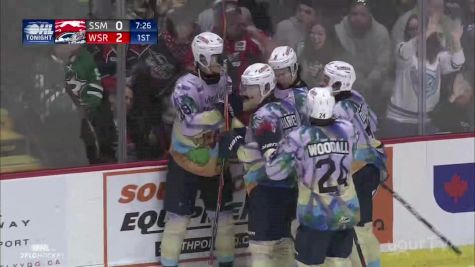 Blackhawks Prospect AJ Spellacy Turns On The Jets For Breakaway Goal For Windsor