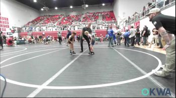 49 lbs Consi Of 8 #2 - Jace Bailey, Harrah Little League Wrestling vs Deacon Stockbridge, Lexington Wrestling Club