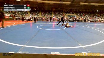 Consolation - Emma Evans, Bartlesville Wrestling Club vs Raegan Reese, Keystone Wrestling Club