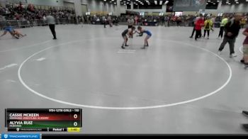 110 lbs Champ. Round 1 - Alyvia Ruiz, Montana vs Cassie McKeen, Ironhawk Wrestling Academy