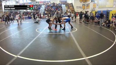 126 lbs Cons. Round 2 - Devinn Dunn, The Villages High School vs Colt Daigle, Clay