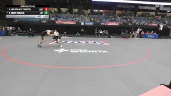 149 lbs 7th Place Match - 1 Nicholas Yancey, Campbellsville vs 9 Bret Minor, Life