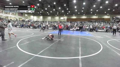 54 lbs Round Of 32 - Theodore Ropel, Gold Rush Wrestling vs Owen Newport, Intermountain