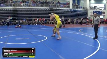 215 lbs Cons. Round 4 - Lane Earl, Yale vs Parker Bixler, Archbold