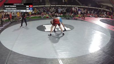 126 lbs 5th Place Match - Wyatt Thames, South Carolina vs Ayden Tokita, Idaho