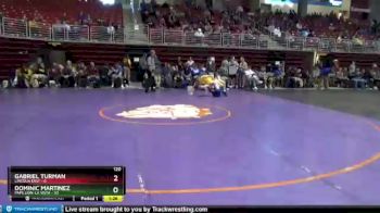 120 lbs Round 2 (3 Team) - Dominic Martinez, Papillion-La Vista vs Gabriel Turman, Lincoln East