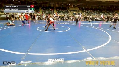 92 lbs Quarterfinal - Landon Schulte, Purler Wrestling vs Manny Payne Jr, HURRICANE WRESTLING ACADEMY