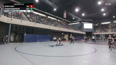 82 lbs Round Of 16 - Wyatt Ciaci, Northport vs Logan Pleskovich, McDonald