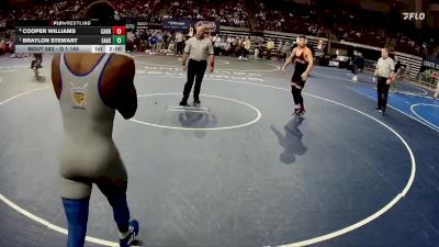 D 1 165 lbs Quarterfinal - Braylon Stewart, East Ascension vs Cooper Williams, Catholic - B.R.