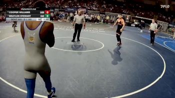 D 1 165 lbs Quarterfinal - Braylon Stewart, East Ascension vs Cooper Williams, Catholic - B.R.