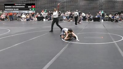 72 lbs Round 4 (8 Team) - Dominic Golembiewski, Neighborhood Wrestling vs Garrison Eller, Trojan Wrestling