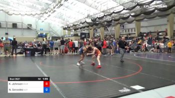 48 kg Consi Of 16 #2 - Kobi Johnson, Bear Cave Wrestling Club vs Nicholas Gonzalez, Izzy Style