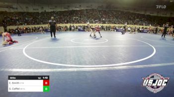 92 lbs Round Of 32 - Easton Smith, Coweta Tiger Wrestling vs Shawn Coffel, NB Elite