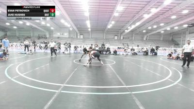 160 lbs Semifinal - Evan Petrovich, Quest School Of Wrestling Gold vs Jake Hughes, Team Shutt Mutts
