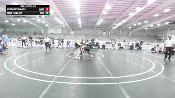 160 lbs Semifinal - Evan Petrovich, Quest School Of Wrestling Gold vs Jake Hughes, Team Shutt Mutts