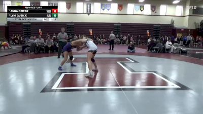 140 lbs 1st Place Match - Lyni Gusick, Alburnett vs Anna O`Rear, West Delaware