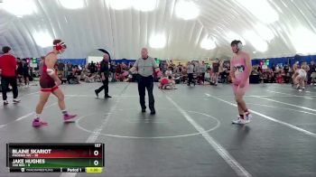 157 lbs Round 5 (8 Team) - Jake Hughes, 330 Red vs Blaine Skariot, Phoenix WC