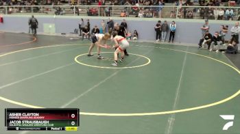 126 lbs Final - Asher Clayton, Pioneer Grappling Academy vs Jacob Strausbaugh, Soldotna Whalers Wrestling Club