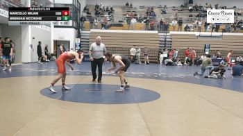 125 lbs Semifinal - Marcello Milani, Cornell vs Brendan McCrone, Ohio State