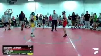 68 lbs Finals (2 Team) - Sebastian Lightfoot, Warhawks vs Mason Reis, Rush WC