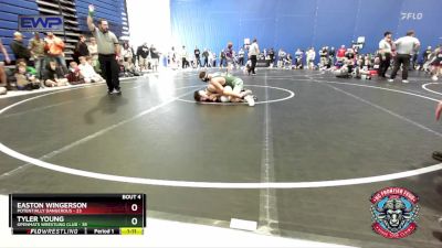 140 lbs Round 2 (4 Team) - Tyler Young, OpenMats Wrestling Club vs Easton Wingerson, Potentially Dangerous