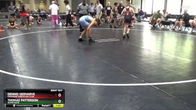 106 lbs Cons. Round 3 - Dennis Gervarve, Crusader Wrestling Club vs Thomas Patterson, Alpha Elite