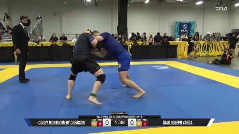 Saul Joseph Varga vs Corey Montgomery Creason 2026 Pan IBJJF Jiu-Jitsu No-Gi Championship